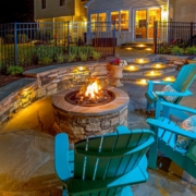 ProScapes landscape design and installation fire pit outdoor living